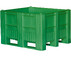 Пластиковый контейнер Big Box 1200х1000х740 мм сплошной на полозьях маленькое фото 4